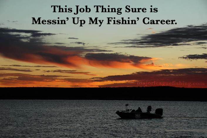 Ez a munka dolog tönkreteszi a horgászkarrierem.